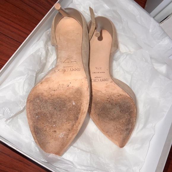 Jimmy Choo shoes LUCY 100 Nude size 37.5 - Picture 8 of 8